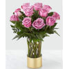 PURE BEAUTY LAVENDER ROSE BOUQUET - Standard. An arrangement by Avenue Flowers and Gifts.