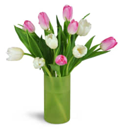 Spring Breezes Tulip Bouquet™. An arrangement by Avenue Flowers and Gifts.