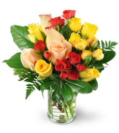 Rose Delight. An arrangement by Avenue Flowers and Gifts.