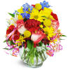 Celebrating You!™ - Premium. An arrangement by Avenue Flowers and Gifts. Roses, carnations, lilies, and more are arranged in a glass vase..
