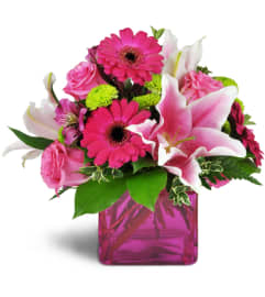 In the Pink™. An arrangement by Avenue Flowers and Gifts. In the Pink™. An arrangement by Avenue Flowers and Gifts.
