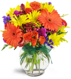 Sunglow Blooms™. An arrangement by Avenue Flowers and Gifts.