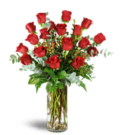 Roses are Romance™. An arrangement by Avenue Flowers and Gifts.