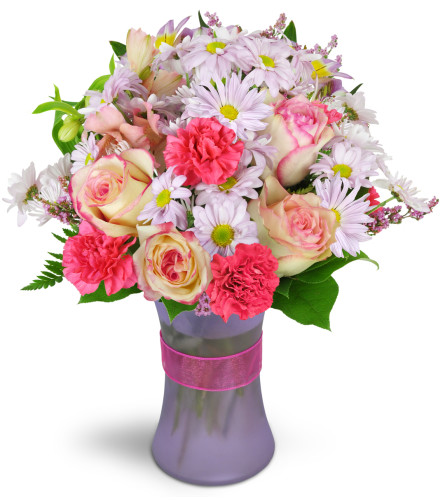 Daydream Breeze - Deluxe. An arrangement by Avenue Flowers and Gifts. Treat them to dreamy roses accented by alstroemeria, daisies, carnations,...