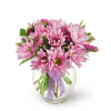 Happy Thoughts - Standard. An arrangement by Avenue Flowers and Gifts. This joyful bouquet features lavender daisies, statice, and assorted greenery..